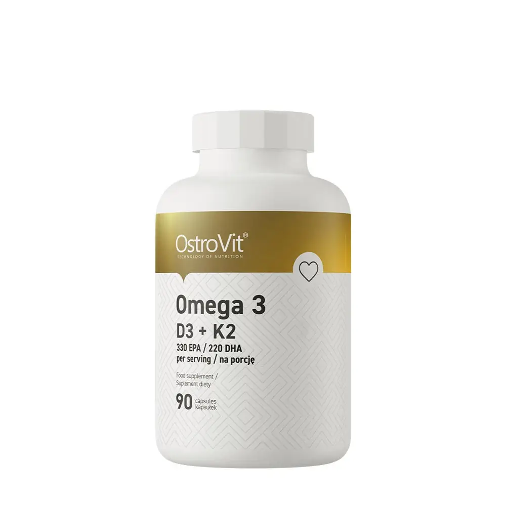 Ostrovit Omega 3 D3 + K2 (90 cápsulas) - Nuvalia