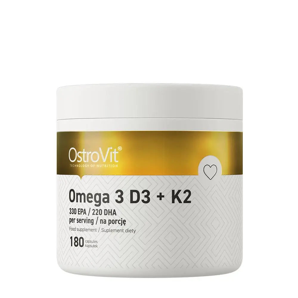 Ostrovit Omega 3 D3+K2 (180 cápsulas) - Nuvalia