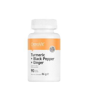 Ostrovit Turmeric + Black Pepper + Ginger (90 Tablets) - Nuvalia