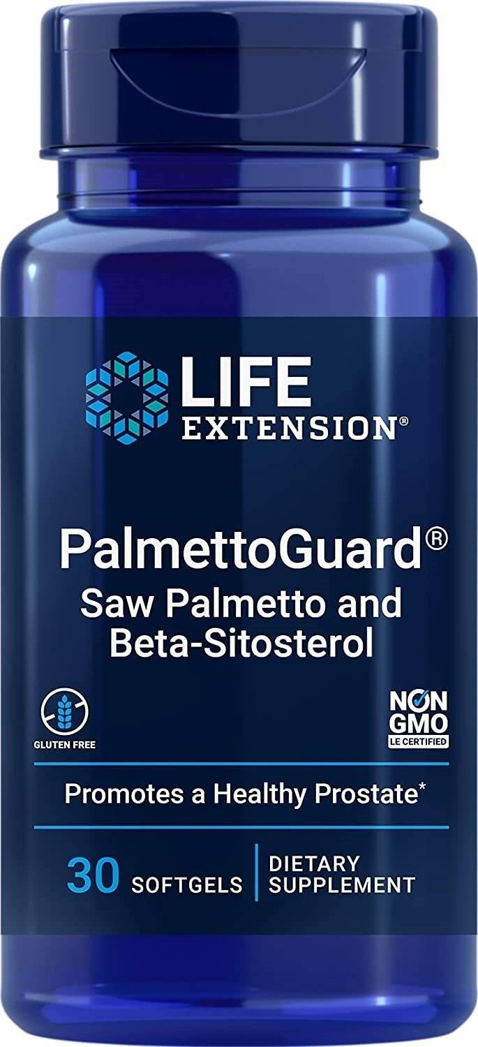 PalmettoGuard: palma enana americana con beta-sitosterol - 30 cápsulas blandas - Nuvalia