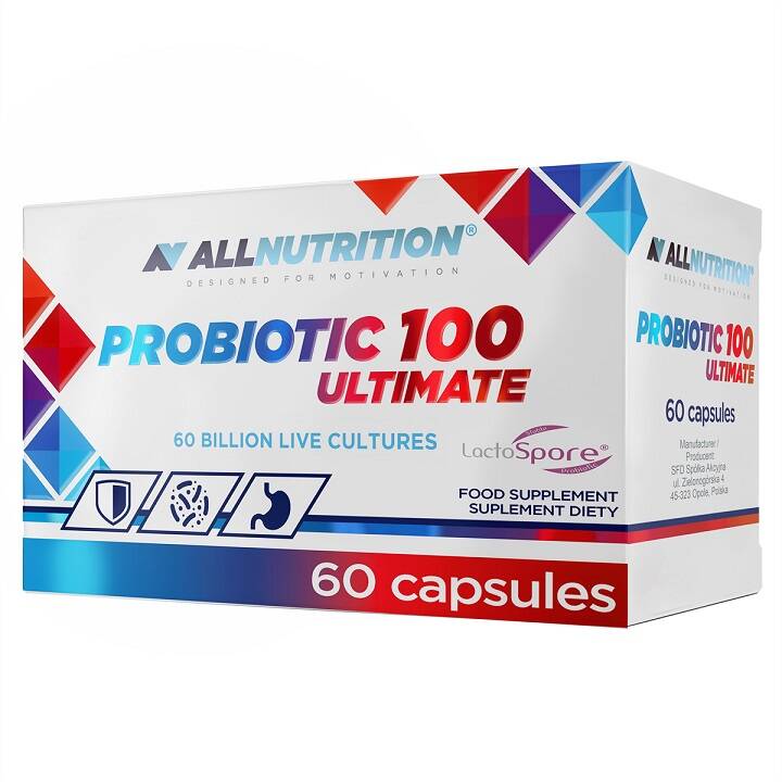 Probiotic 100 Ultimate - 60 cápsulas - Nuvalia