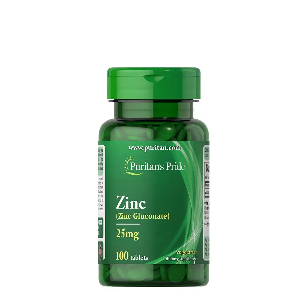 Puritan's Pride Zinc 25 mg (100 comprimidos) - Nuvalia