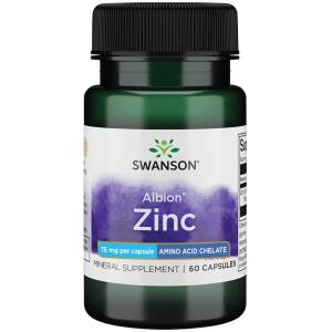 SWANSON Albion Cink-kelát 15 mg, 60 kapszula – Nuvalia