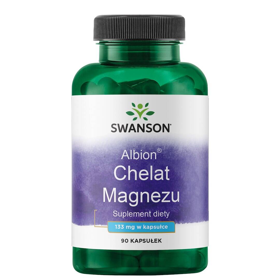 SWANSON Albion Chelat de magnesio 133 mg, 90 cápsulas - Nuvalia