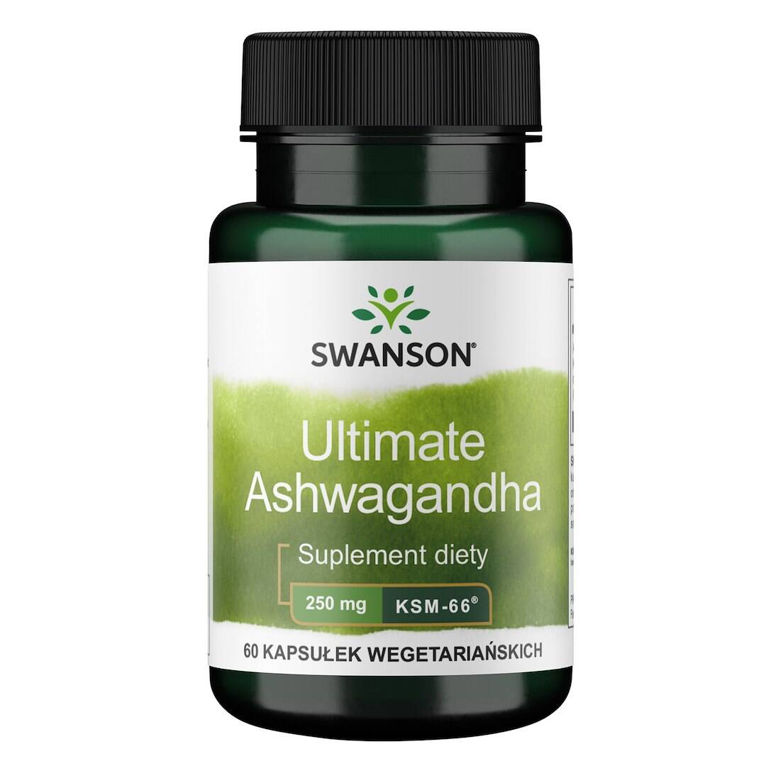 SWANSON Ashwagandha KSM-66 250 mg, 60 cápsulas - Nuvalia
