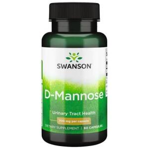 SWANSON D-mannoza 700mg 60kaps - Nuvalia