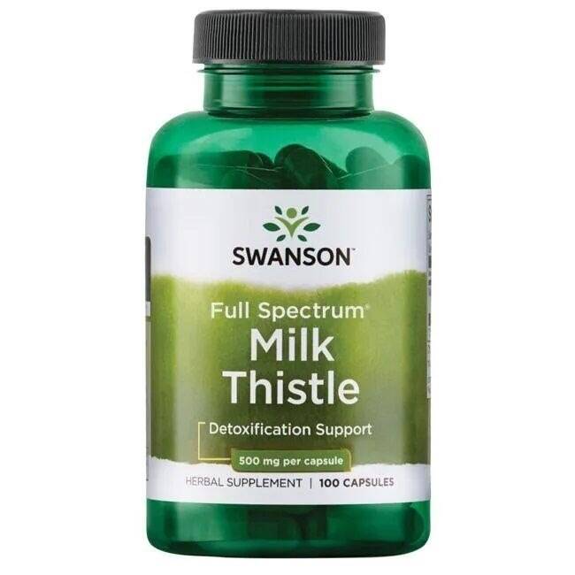 SWANSON FS Cardo mariano 500 mg, 100 cápsulas - Nuvalia