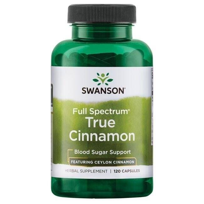 SWANSON FS Canela auténtica (Cejloñski) 300 mg, 120 cápsulas - Nuvalia