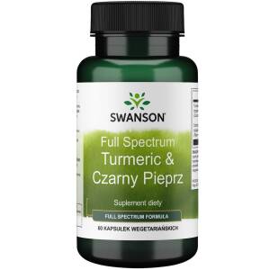 SWANSON FS Turmeric Czarny pieprz 60 kaps - Nuvalia