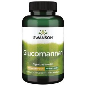 SWANSON Glucomannan 665mg 90 kaps - Nuvalia