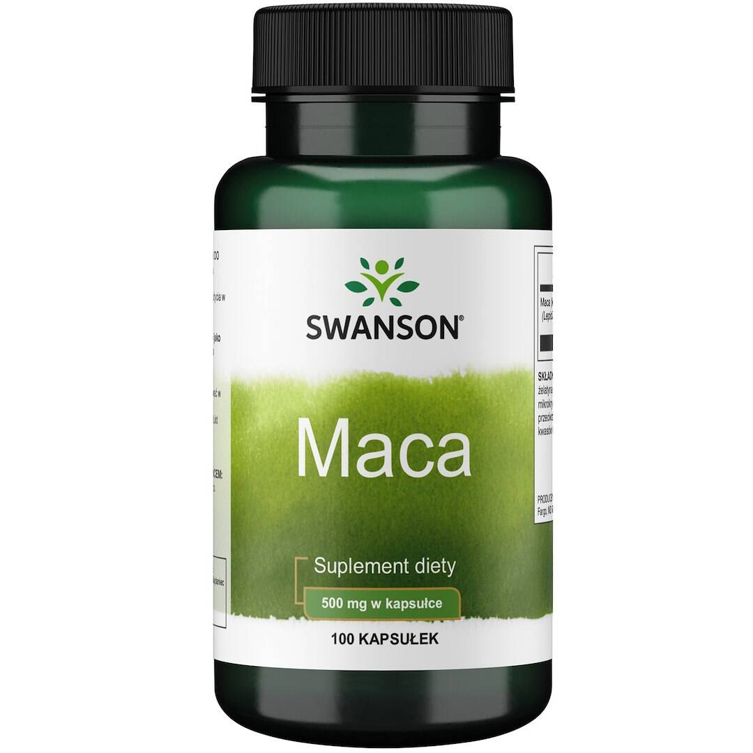 SWANSON Maca 500 mg, 100 cápsulas - Nuvalia