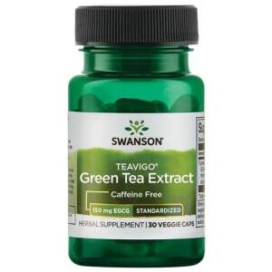 SWANSON TEAVIGO extr. z zielonej herbaty 30vcaps - Nuvalia