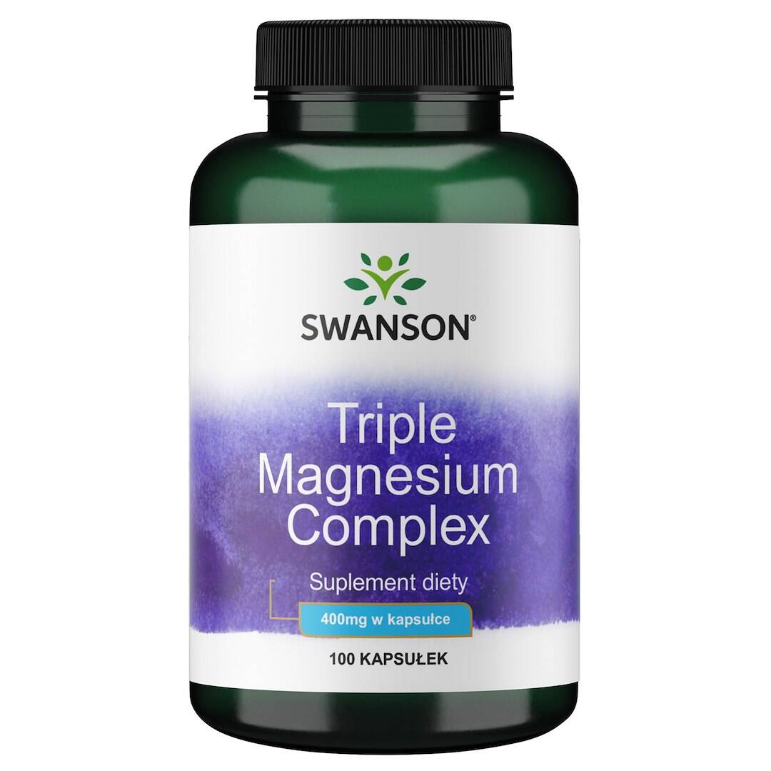 SWANSON Complejo de magnesio triple, 100 cápsulas - Nuvalia