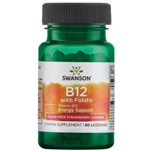SWANSON Witamina B-12 + kw.foliowy 60 tabs.