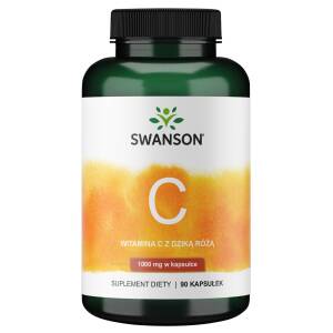 SWANSON Witamina C1000 + dzika ró¿a 90 kaps - Nuvalia