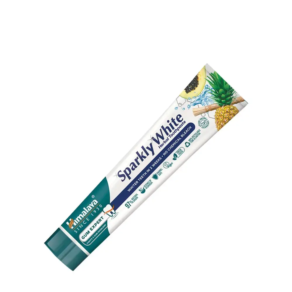 Pasta de dientes herbal «Sparkly White» - 75 ml. - Nuvalia