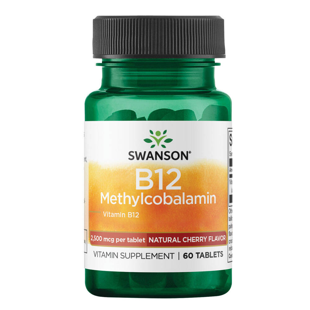 Swanson Vitamina B12 Metilcobalamina (60 Comprimidos) - Imagen 4