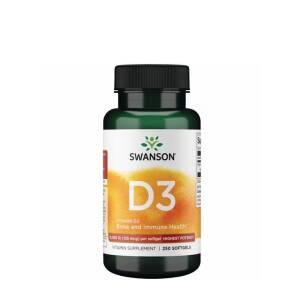 Swanson Vitamin D3 (250 Softgels) - Nuvalia