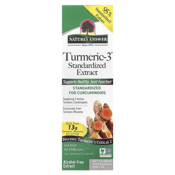 Extracto estandarizado de cúrcuma-3 - 30 ml. - Nuvalia