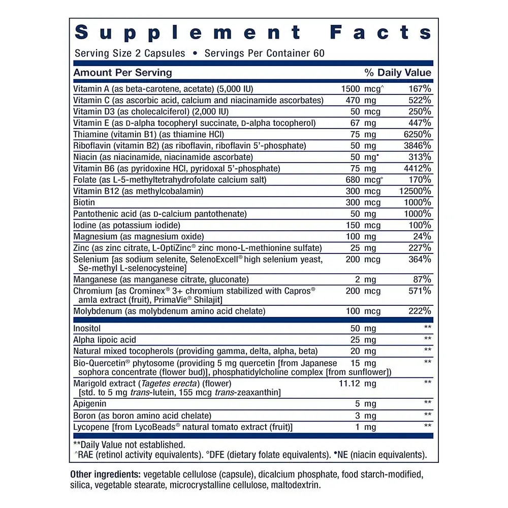 Multivitamínico - 120 cápsulas - Nuvalia