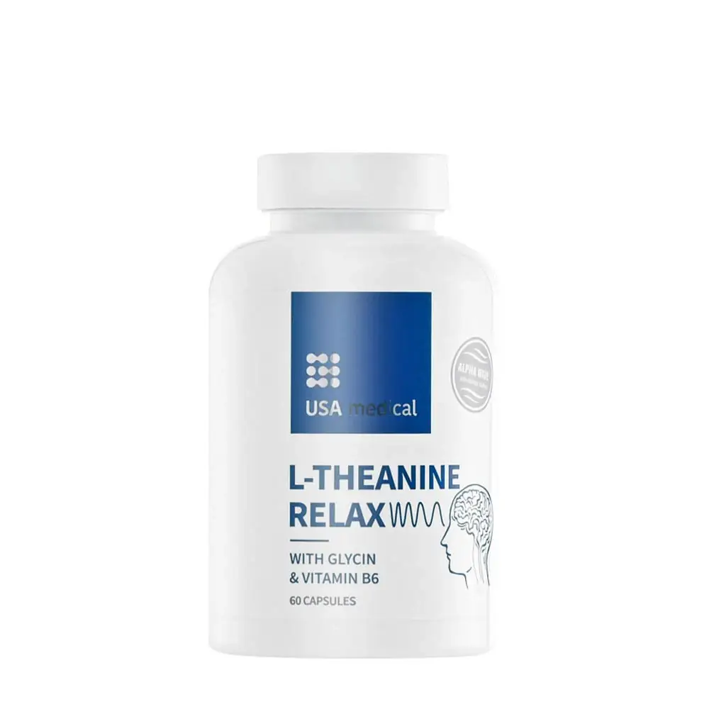 L-teanina Relax de EE. UU. (60 cápsulas) - Nuvalia