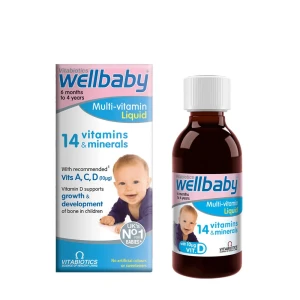 Vitabiotics Wellbaby Multi-vitamin Liquid (150 ml) - Nuvalia