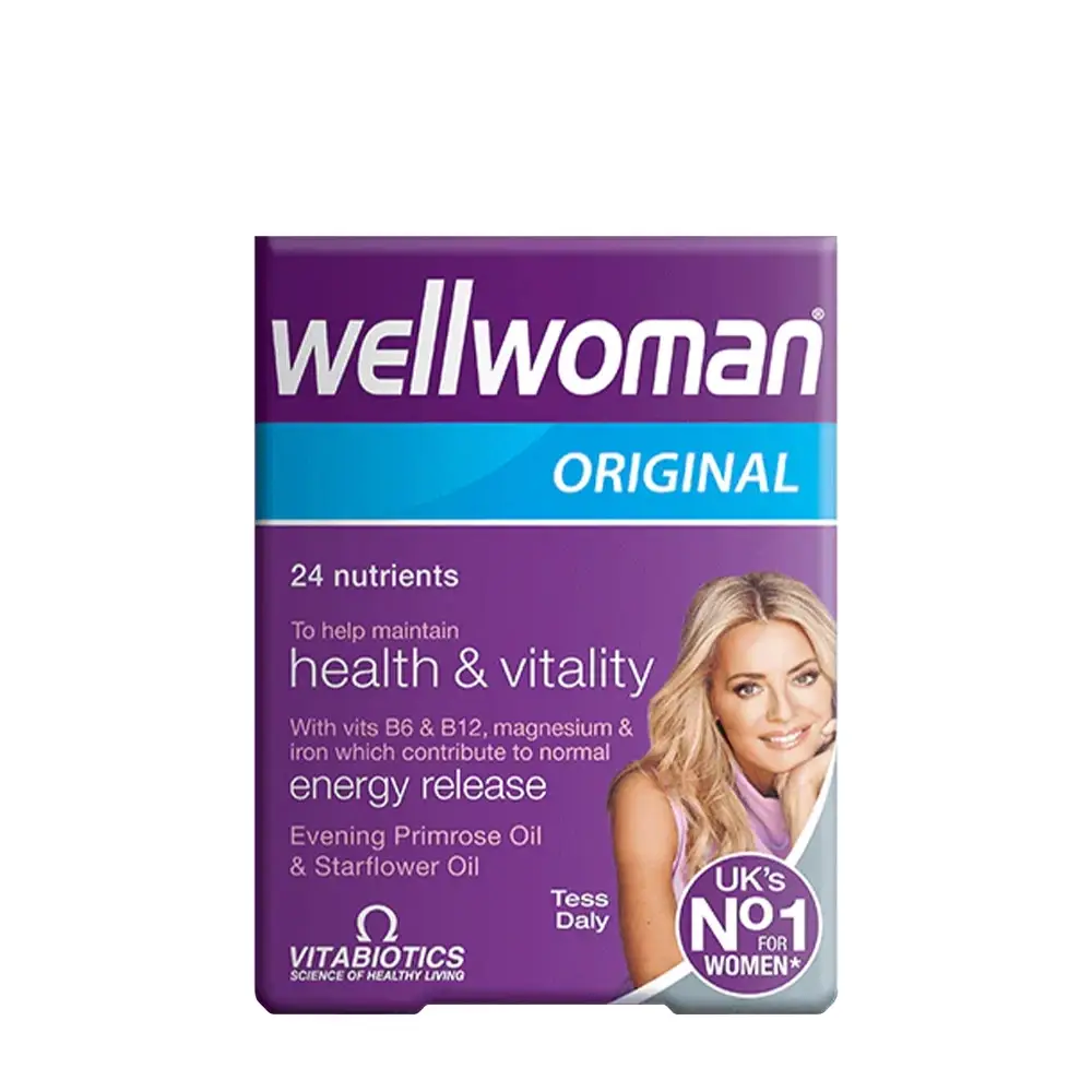 Vitabiotics Wellwoman Original - Multivitamínico para mujeres (30 cápsulas) - Nuvalia