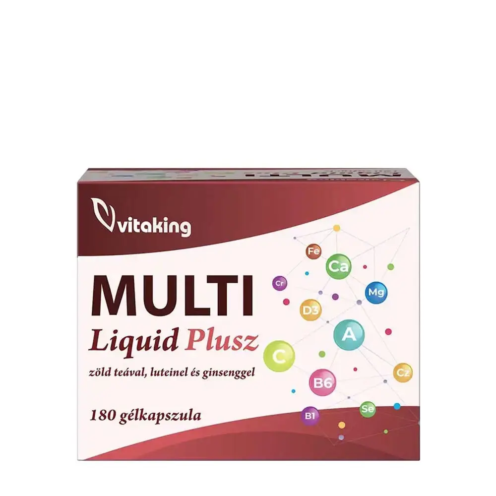 Vitaking Multi Liquid Plusz Multivitamínico (180 cápsulas blandas) - Nuvalia