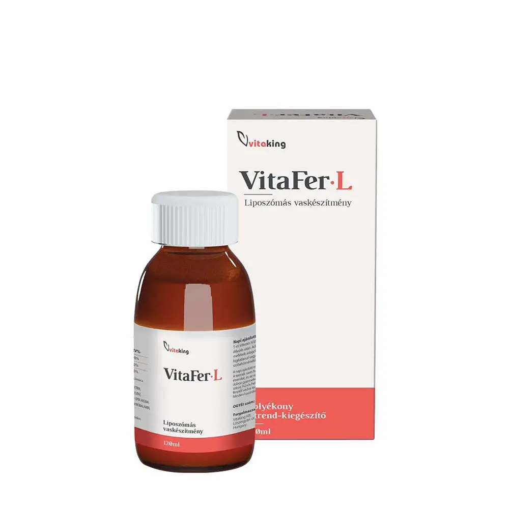 Jarabe de hierro Vitaking Vitafer (120 ml) - Nuvalia