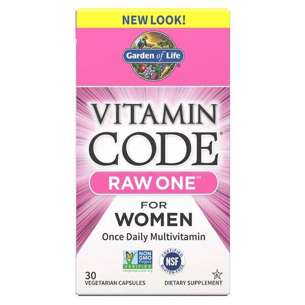 Vitamin Code RAW ONE para mujeres - 30 cápsulas - Nuvalia