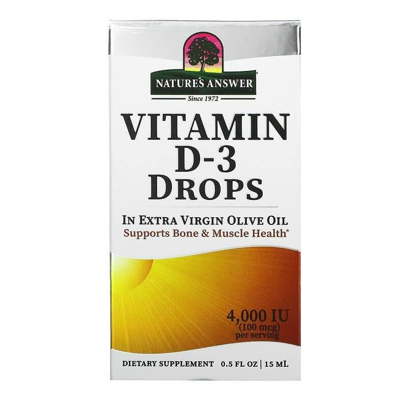 Gotas de vitamina D-3