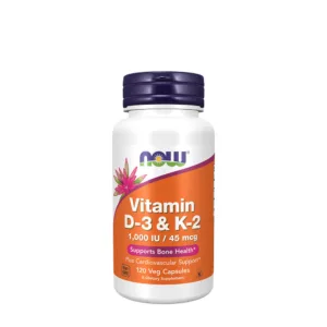 Vitamin D-3 & K-2 - 120 caps