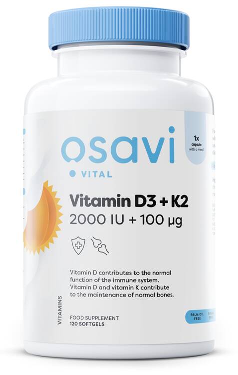 Vitamina D3 + K2
