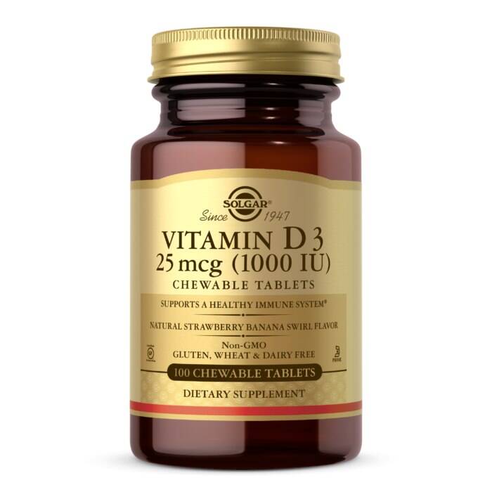 Comprimidos masticables de vitamina D3