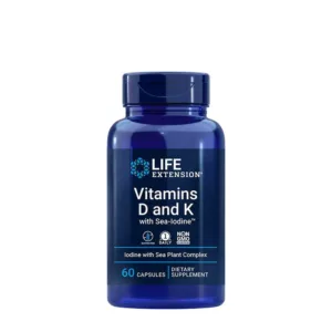 Vitamins D and K with Sea-Iodine - 60 caps