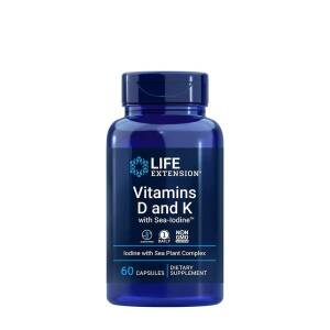 Vitamins D and K with Sea-Iodine - 60 caps - Nuvalia