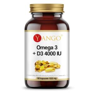 YANGO Omega 3+D3 4000IU (60 caps) - Nuvalia