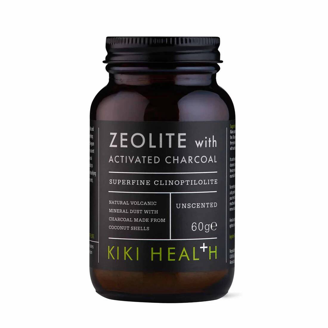 Zeolita con carbón activado en polvo - 60 g - Nuvalia