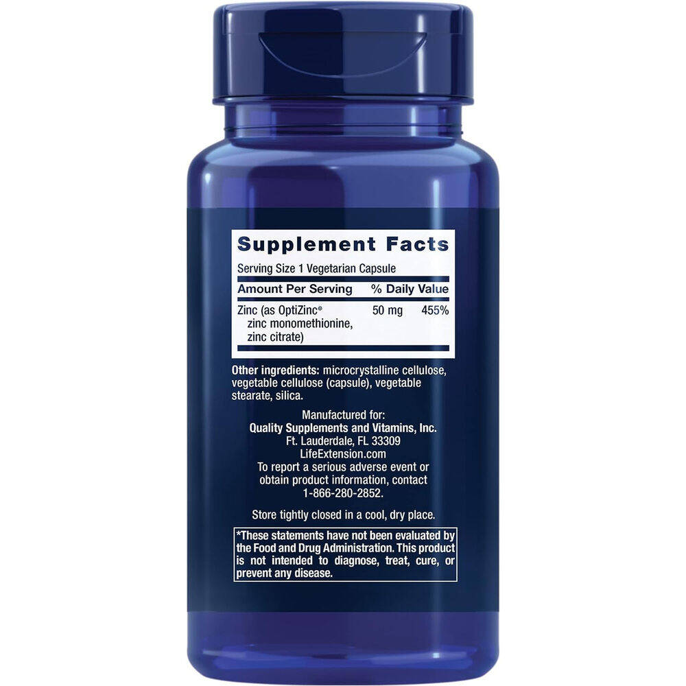 Zinc Caps, 50mg – 90 cápsulas - Imagen 3