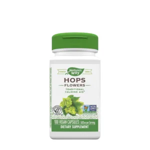 Natures Way Hops Flowers (100 Capsules)