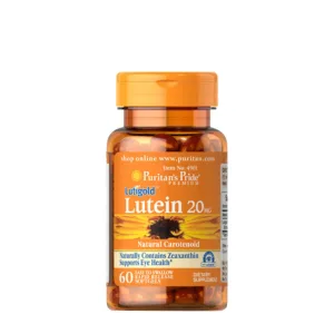 Puritans Pride Lutein 20MG With Zeaxanthin (60 Softgels)