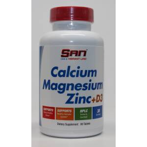 Calcium Magnesium Zinc + D3 - 90 tablets - Nuvalia