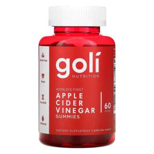 GOLI NUTRITION Apple Cider Vinegar Gummies (60 gummies) - Nuvalia