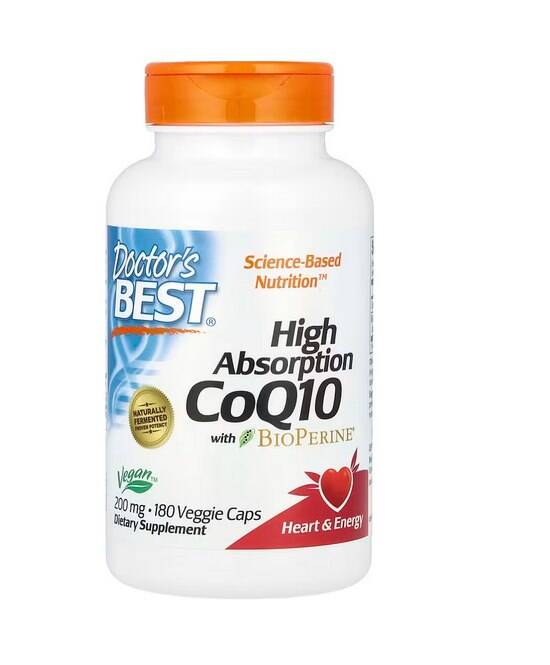 CoQ10 de alta absorción con BioPerine