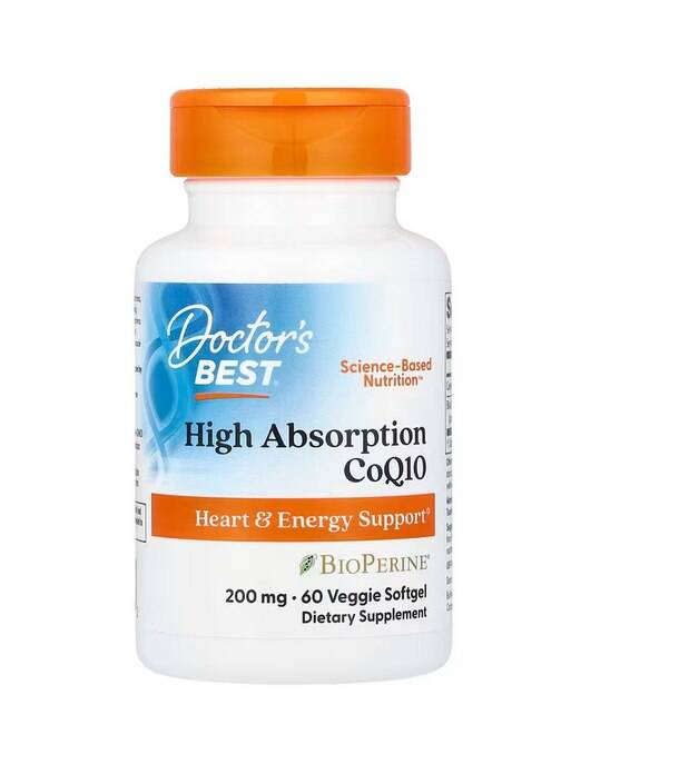 CoQ10 de alta absorción con BioPerine