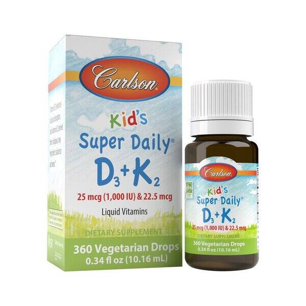 Kid's Super Daily D3 + K2 - 10 ml. - Nuvalia