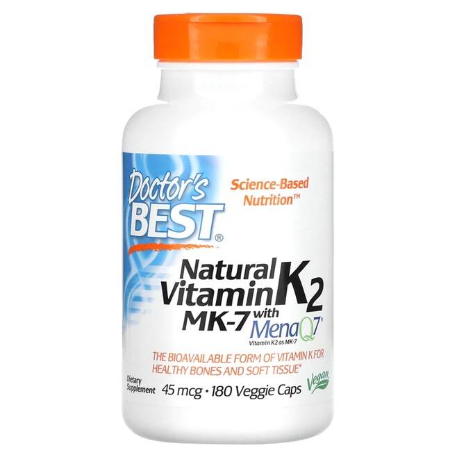 Vitamina K2 MK7 natural con MenaQ7