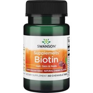 SWANSON Biotyna 60 tabletek do ssania - Nuvalia