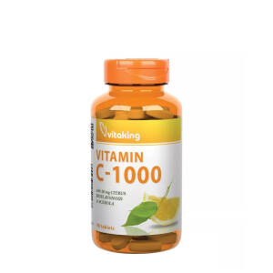 Vitaking Vitamin C 1000 mg with 50 mg Citrus Bioflavonoids and Acerola (90 Tablets) - Nuvalia
