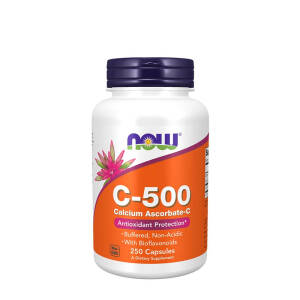 Vitamin C-500 Calcium Ascorbate-C - 250 caps - Nuvalia